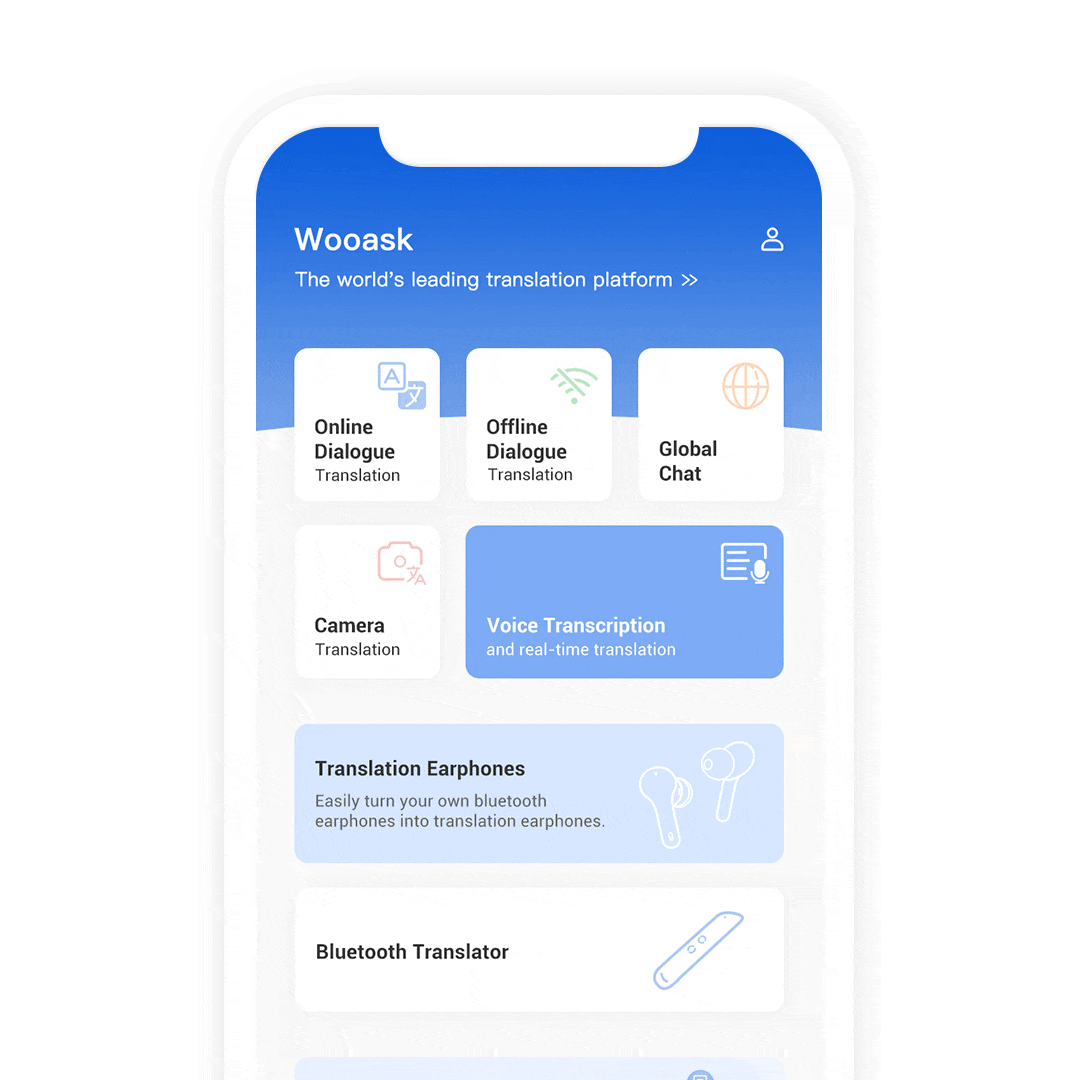 Online voice translation