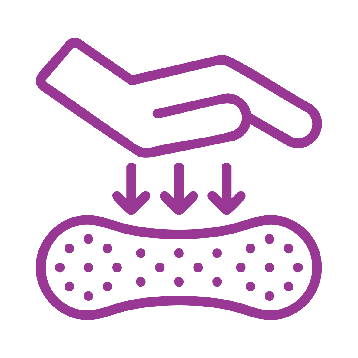 Schützende Gummifüße