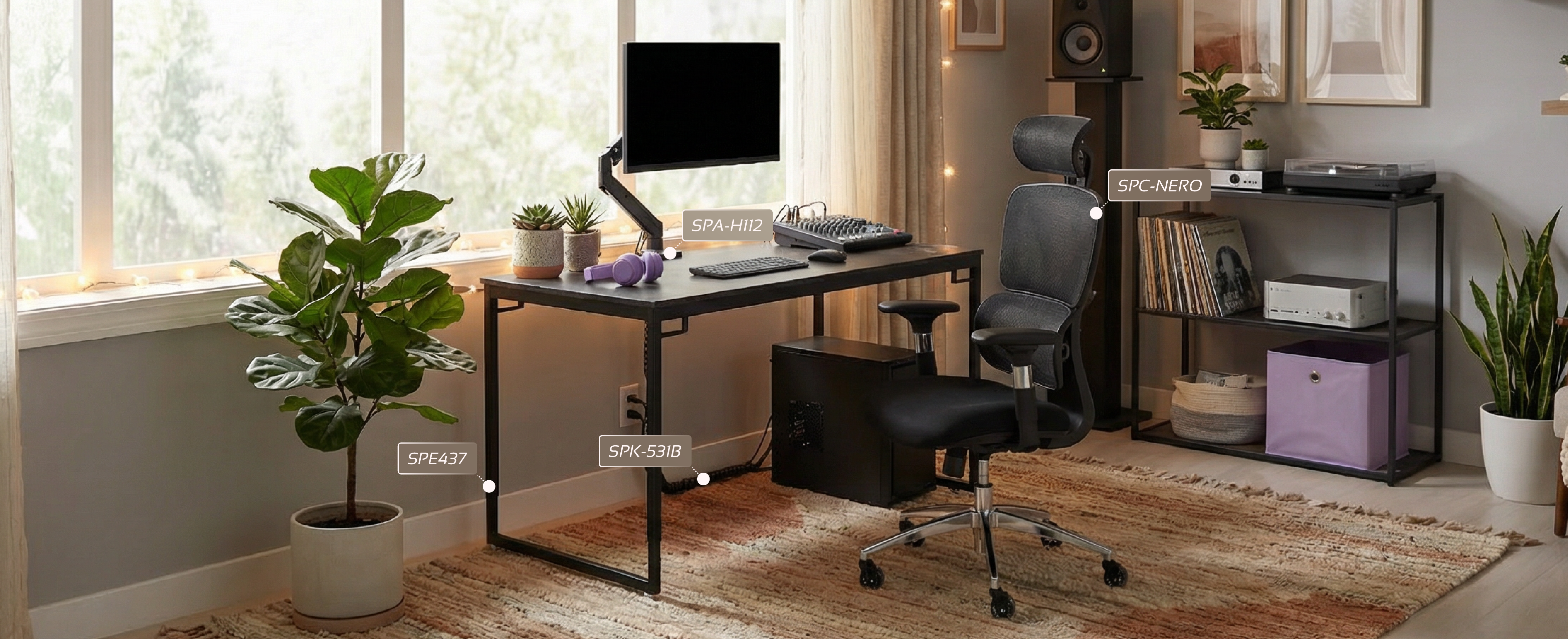 Wyposażenie domowego biura Spacetronik