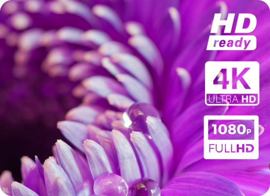 Projection screens HD Ultra 4K quality
