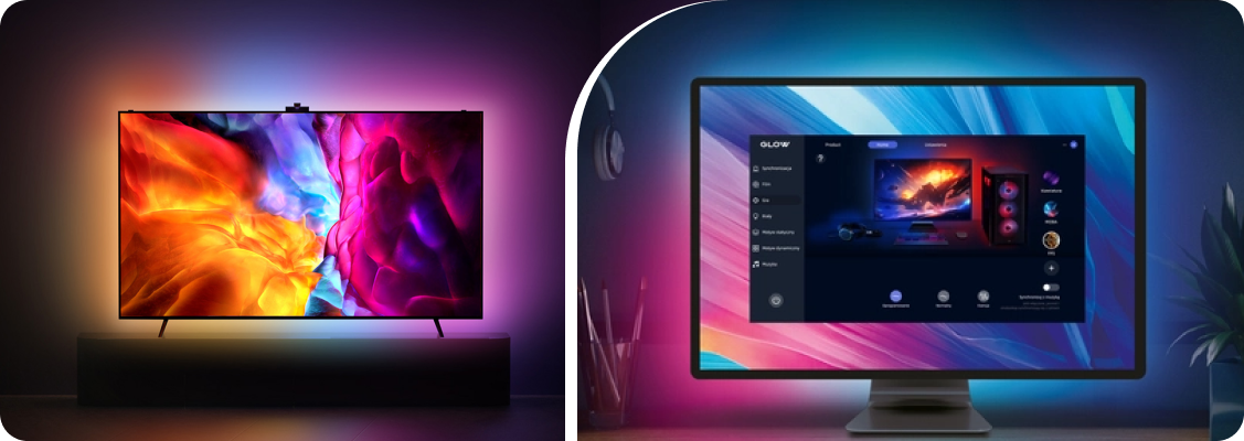 Comparison of viewing comfort: a TV without backlighting and a Spacetronik TV backlighting system reducing eye strain