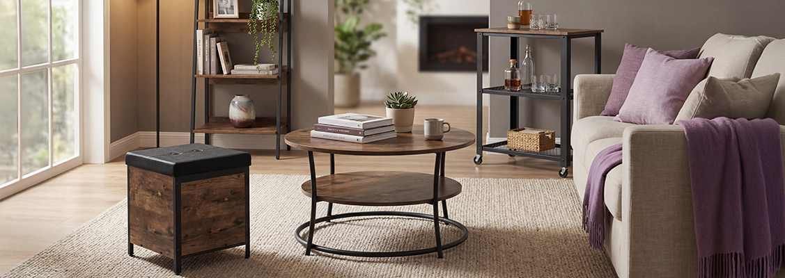 Aranżacja domowego biura w stylu loftowym z wykorzystaniem industrialnych mebli z kolekcji Spacetronik Funky, łącząca surowy design z nowoczesną ergonomią.