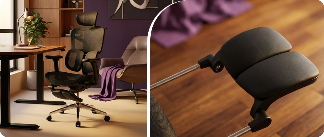 Ergonomic chair with a synchronous mechanism supporting dynamic sitting and spinal relief
