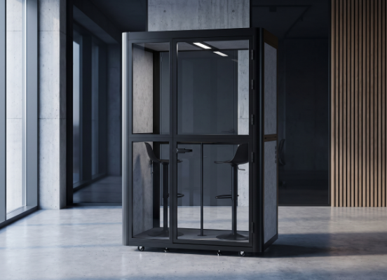 Modern Spacetronik acoustic booth for the office providing silence and focus in the open space zone