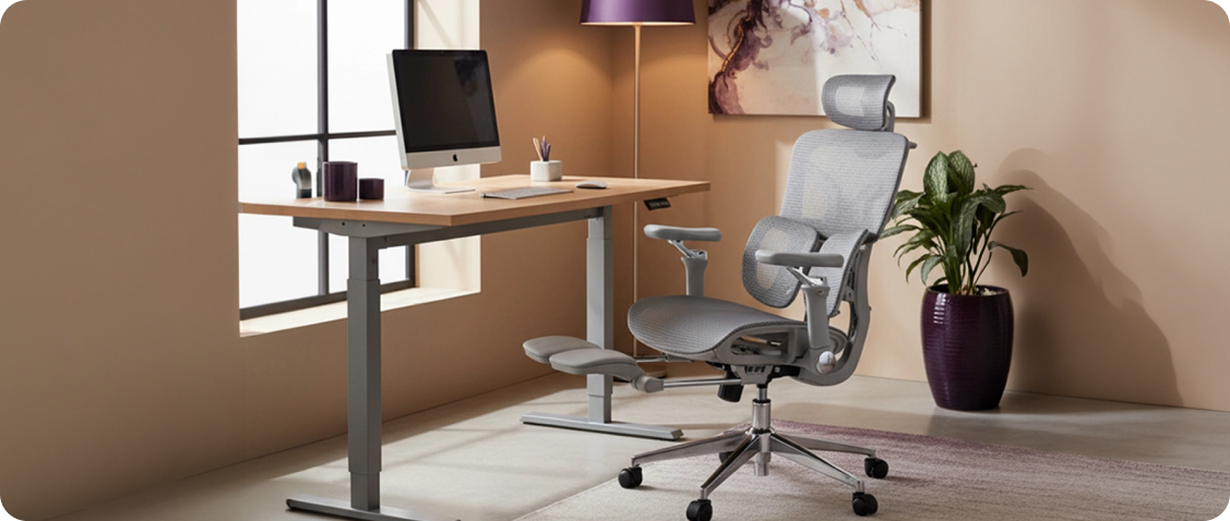 Modern Spacetronik office furniture - ergonomic premium office chairs in a modern workspace