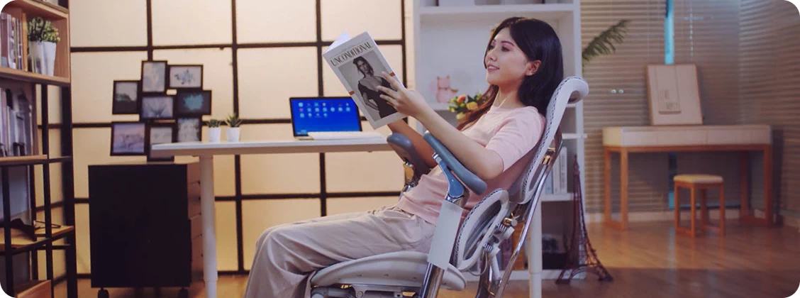 Sprężynowy fotel ergonomiczny