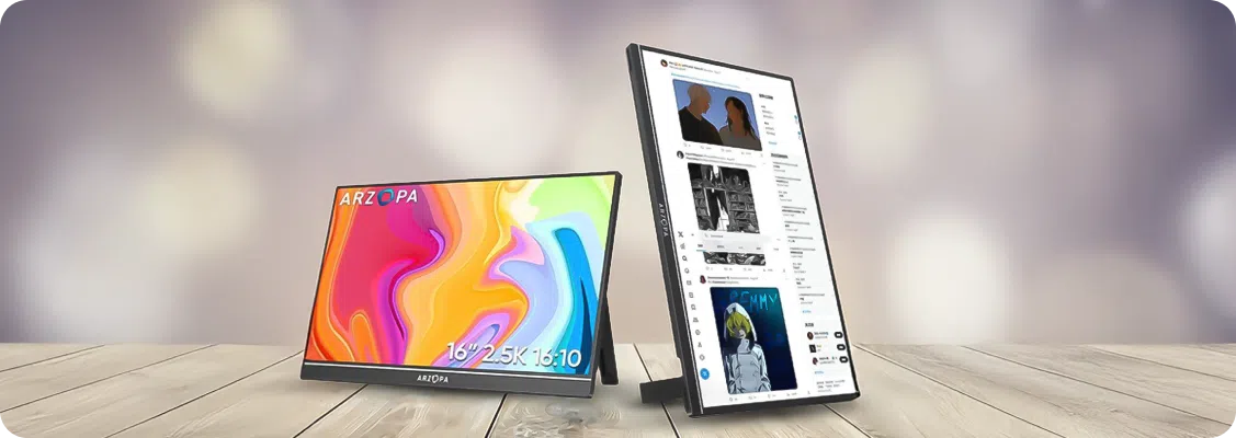 Monitor przenośny Arzopa – porównanie modeli OLED, 2.5K IPS i 144 Hz do laptopa i pracy zdalnej