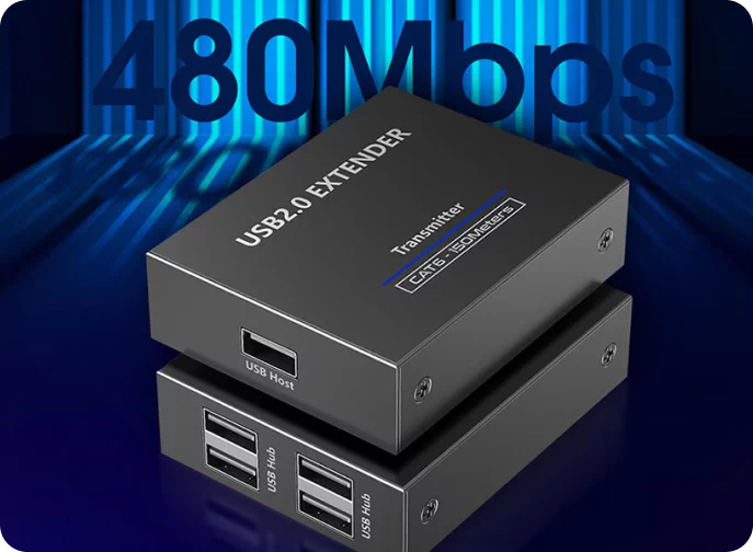 Przesyłanie sygnału USB na duże odległości