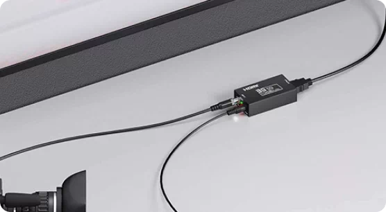 Przesyłanie HDMI przewodowo po IP LAN światłowód