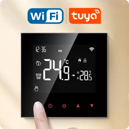 Głowice i termostaty smart Zigbee Tuya