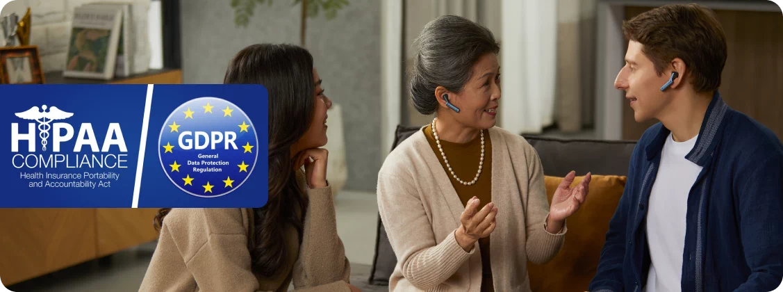 Ochrona danych w słuchawkach Timekettle W4