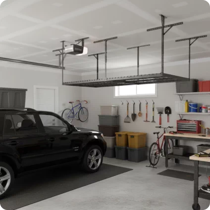 Garage space organization