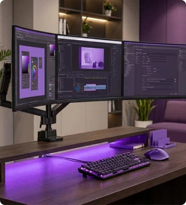 Uchwyty na monitor