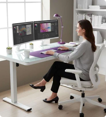 Biurka regulowane elektrycznie