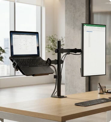 Uchwyty na monitor i laptop