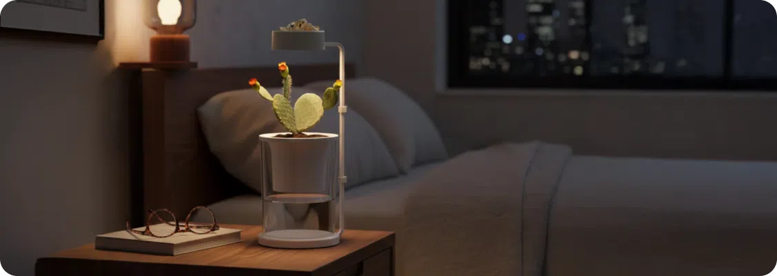 lampa led do doświetlania roślin domowych