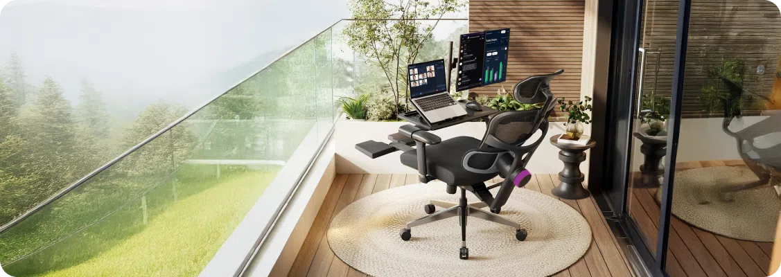 ergonomiczne biuro domowe