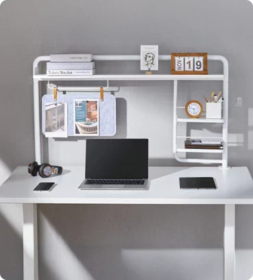 Nadstawki biurkowe z półką