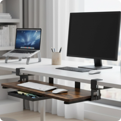 Uchwyty biurkowe i dodatki do biurek