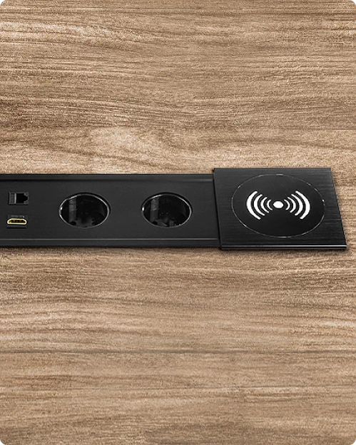 Gniazda zasilające do biurka