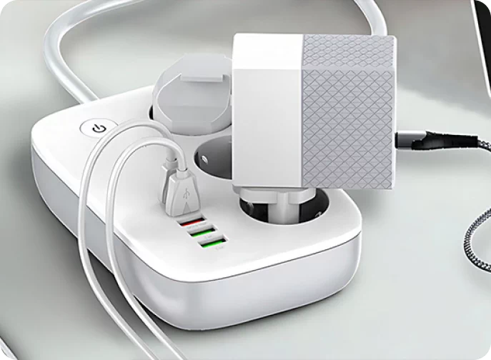 Gniazda zasilające do biurka