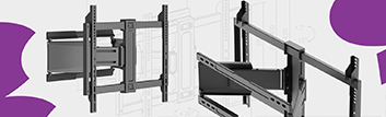 Uchwyt TV Spacetronik SPET44 ultra-slim heavy-duty
