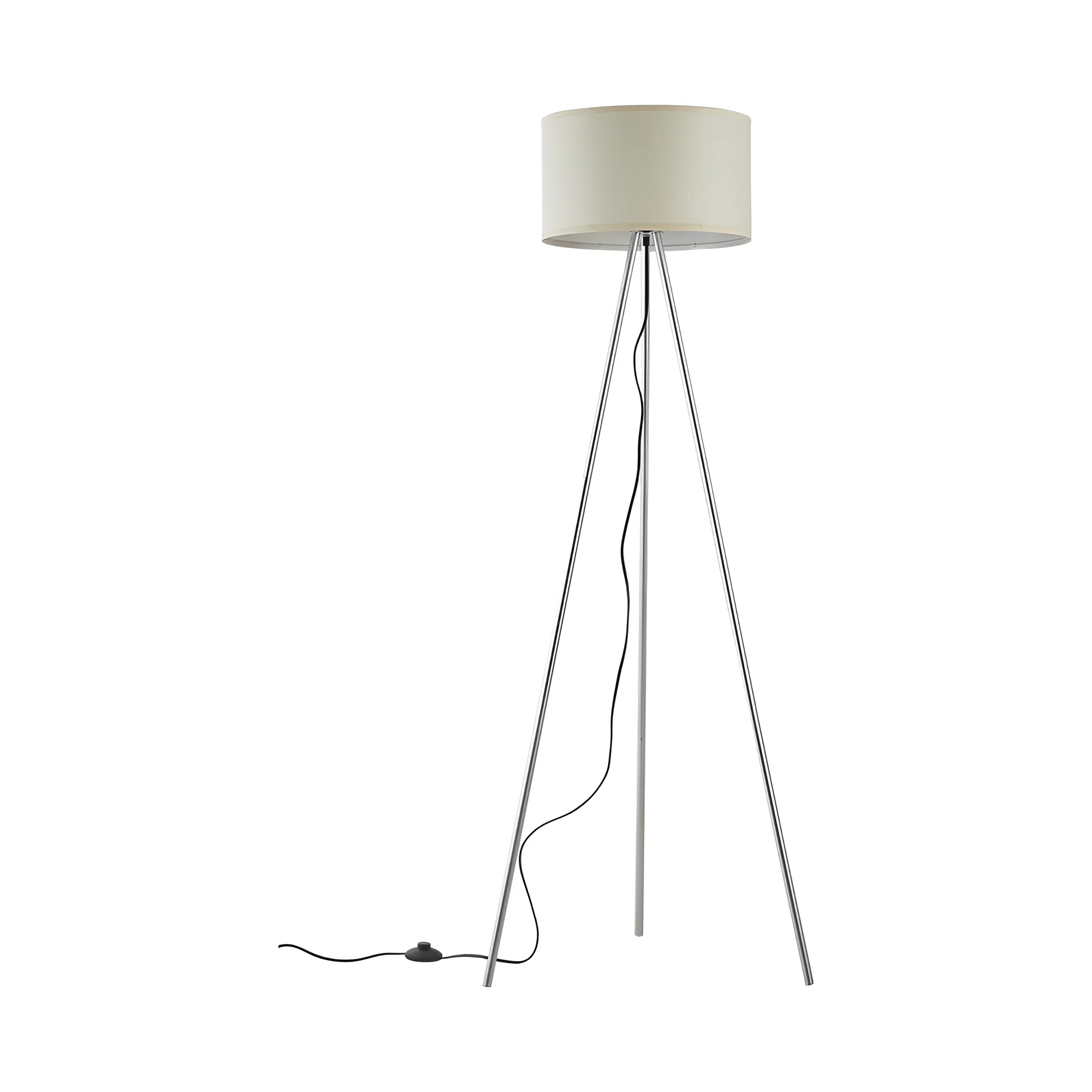 Braytron F003T Stehlampe E27 beige Lampenschirm