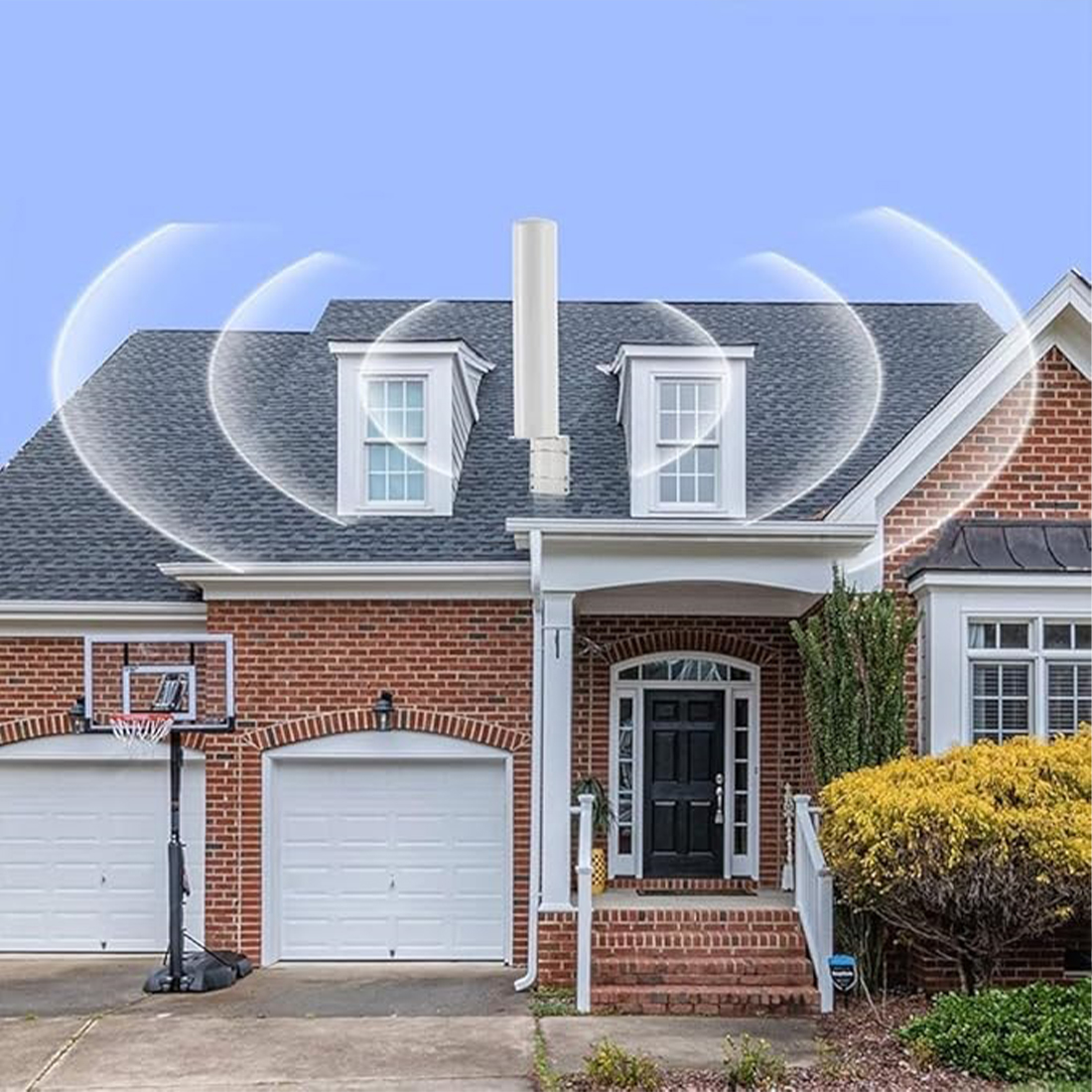 Antena 4G 5G MIMO na dachu domu poprawa zasięgu LTE