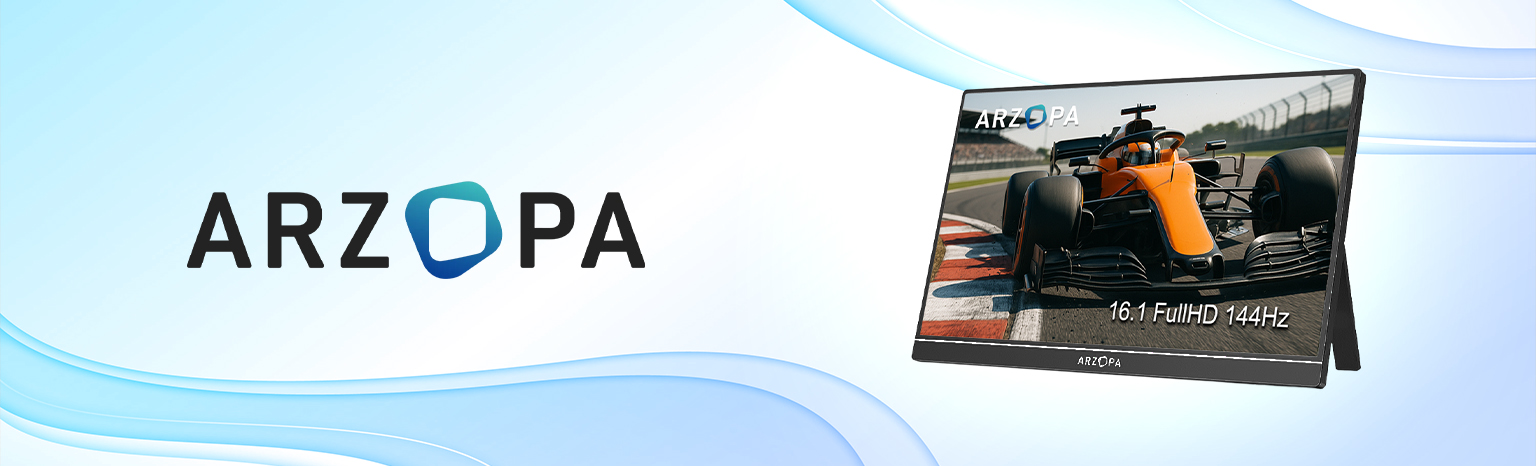 mobilny ekran ARZOPA Z1FC 16 cali do pracy zdalnej