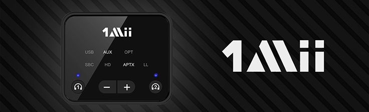 adapter Bluetooth 1Mii B06T6 do TV słuchawek i głośników bezprzewodowych