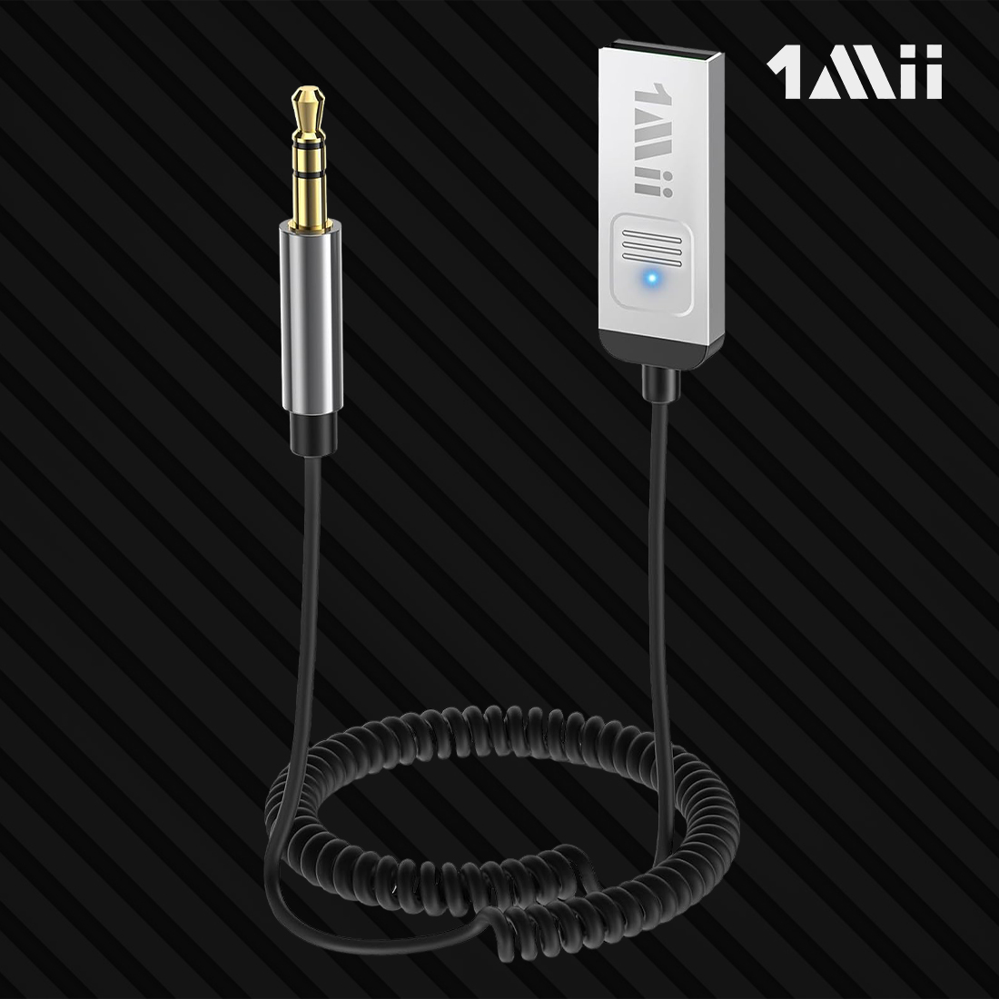 adapter Bluetooth AUX 1Mii B35 podłączony do radia samochodowego