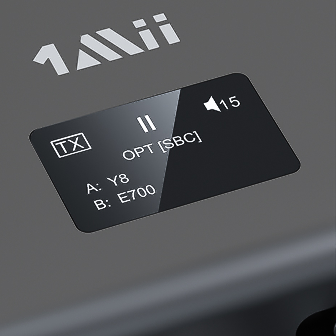 wyświetlacz OLED pokrętło regulacja głośności 1Mii DS700 obsługa adaptera bluetooth