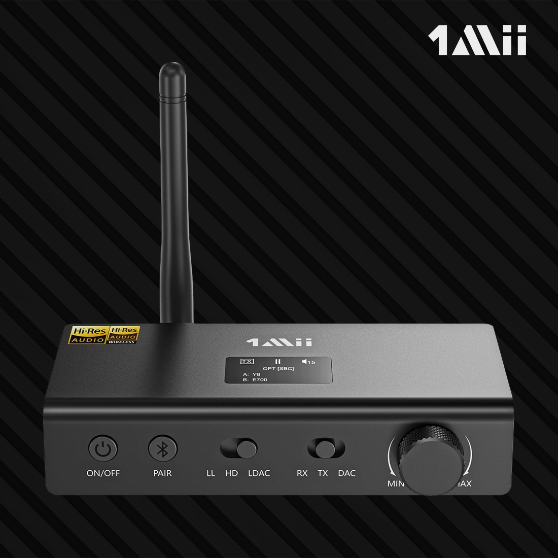 adapter bluetooth 1Mii DS700 LDAC aptX HD do wzmacniacza i telewizora