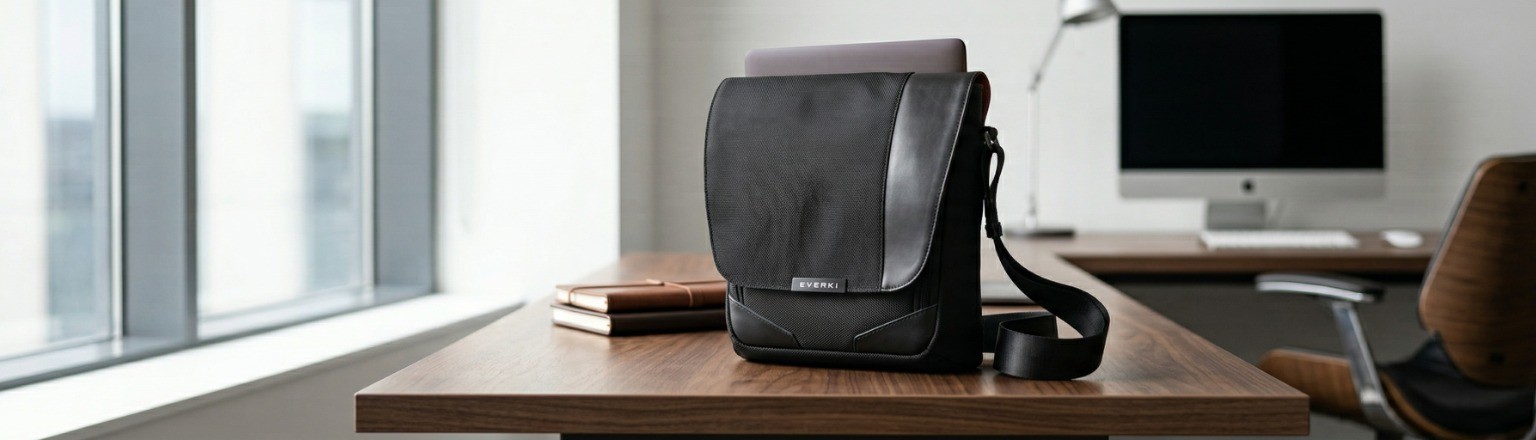 Elegancka torba na ramię Everki Venue XL EKS622XL do tabletu 12.9 cala