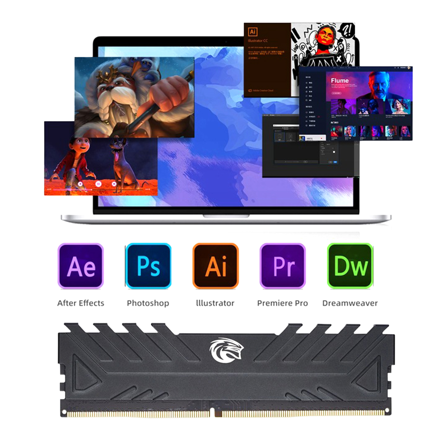 KingSpec DDR4 8GB 3200MHz wydajność pamięci RAM szybsza reakcja systemu PC