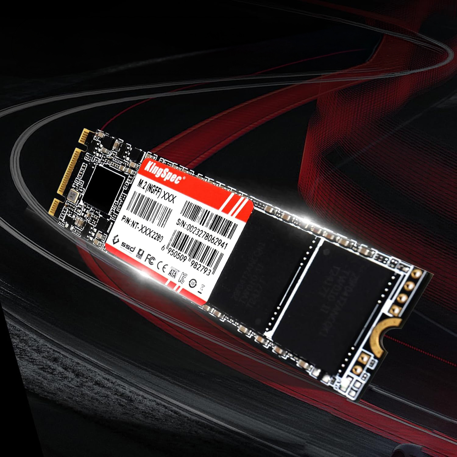 KingSpec NT-2TB 2280 pamięć 3D NAND Flash i funkcje TRIM NCQ SMART trwałość SSD