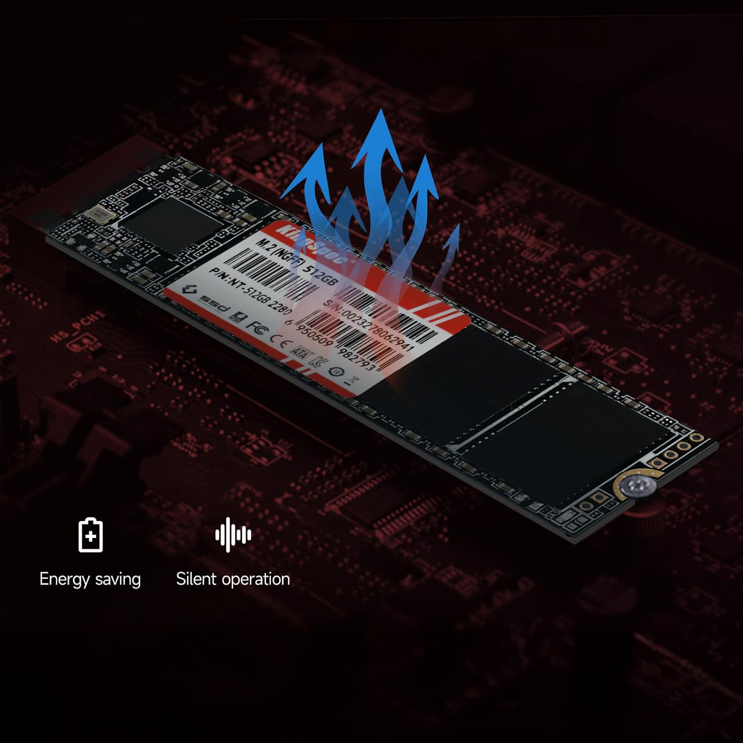 KingSpec NT-2TB 2280 kompaktowy dysk SSD M.2 do ultrabooka i mini PC