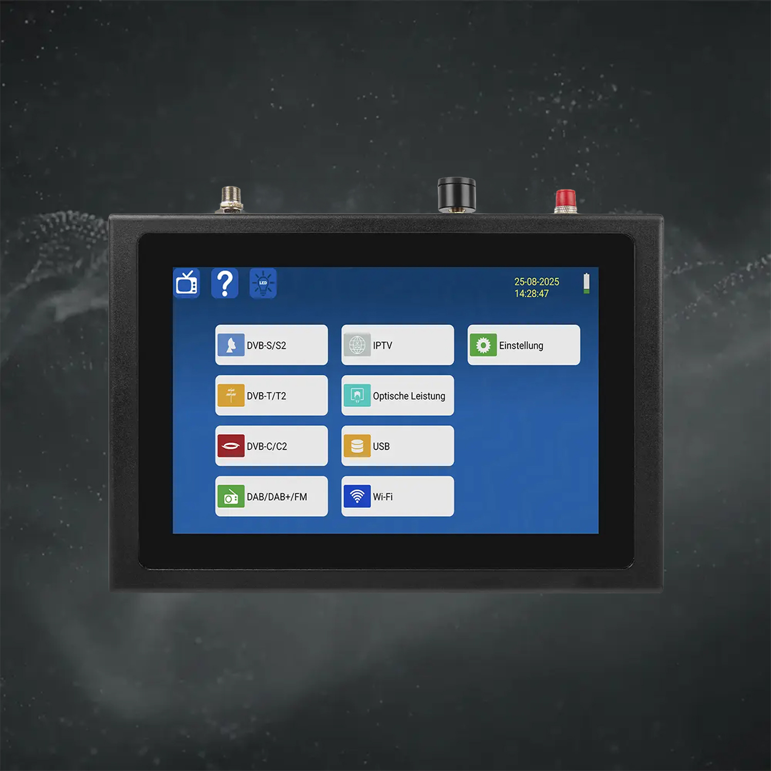 Megasat HD7 Combo V2 najważniejsze cechy miernika sygnału