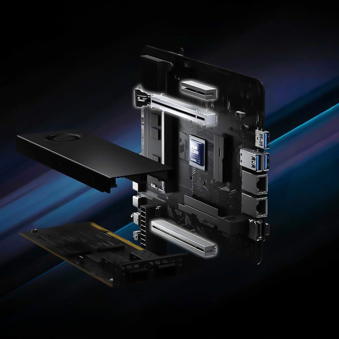 Minisforum MS-02 Ultra Intel Graphics PCIe 5.0 x16 karta graficzna desktop