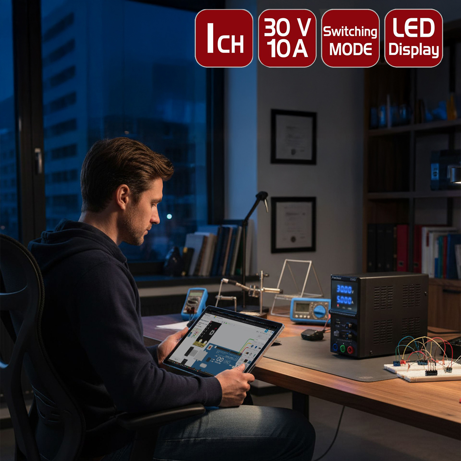 PeakTech 6223 zastosowania laboratoryjne i serwisowe