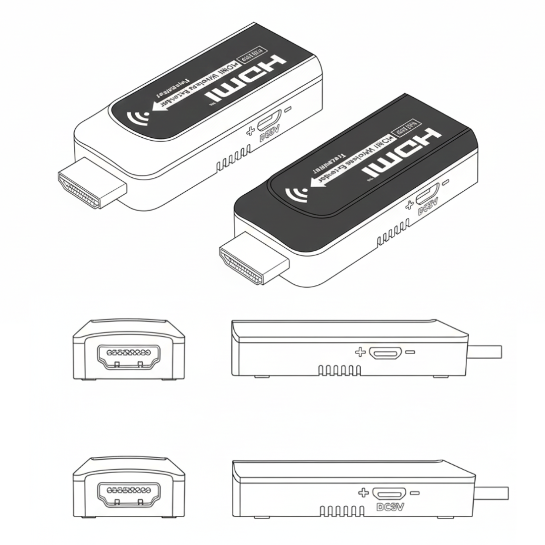 Pilot do prezentacji z czerwonym wskaźnikiem laserowym Spacetronik SP-RCA06