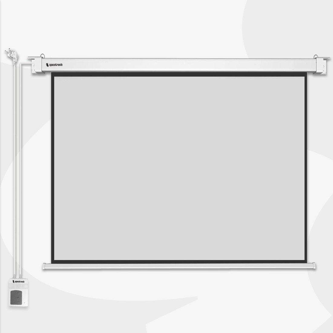 Elektryczny ekran projekcyjny ścienny PVC EASY VIEW