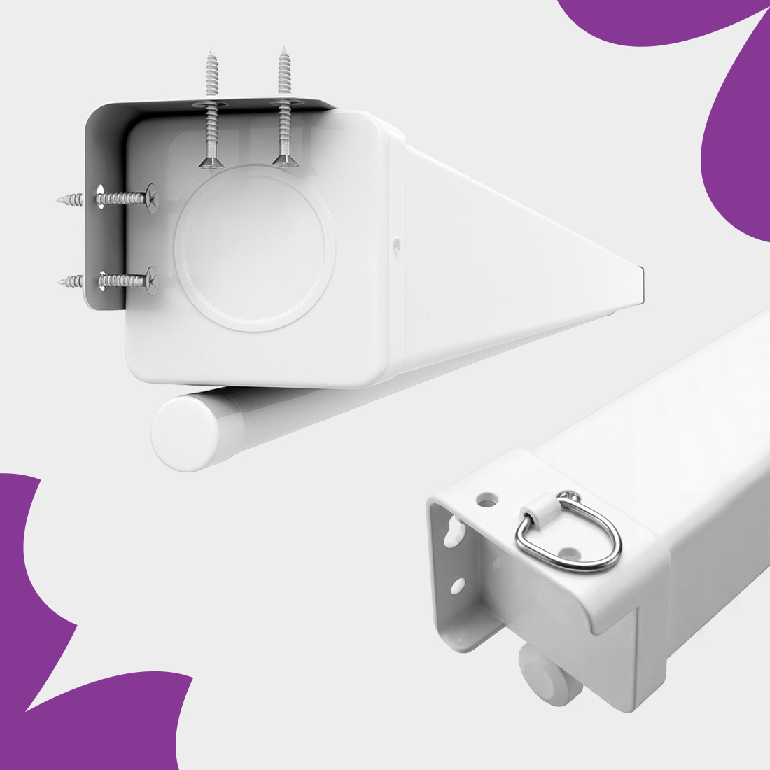 ekran elektryczny na zewnątrz