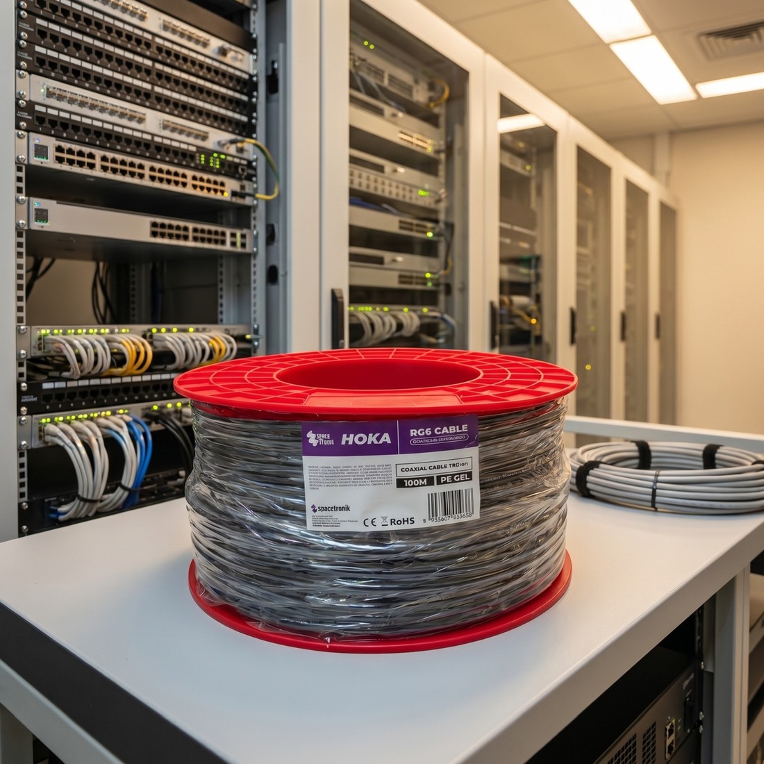 Zewnętrzny kabel koncentryczny z wypełnieniem żelowym do instalacji na zewnątrz