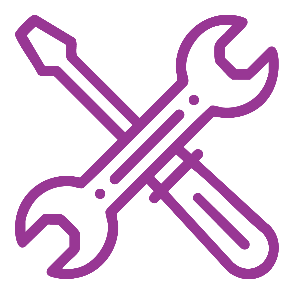 Ikona pokazująca stalową konstrukcję ramy