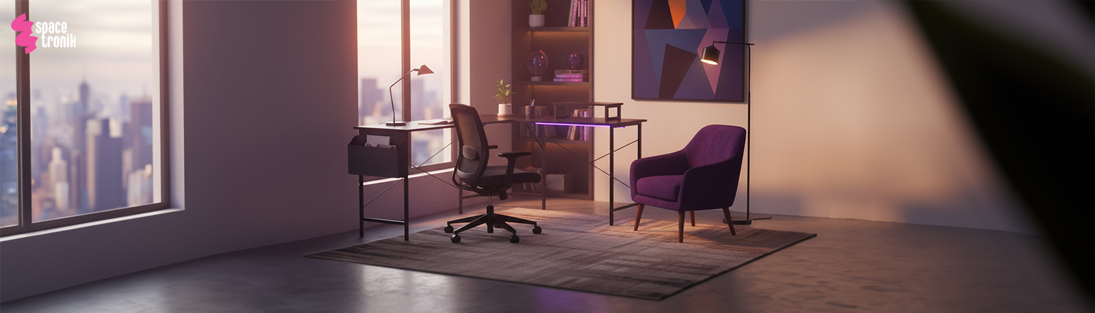 Młodzieżowe biurko narożne