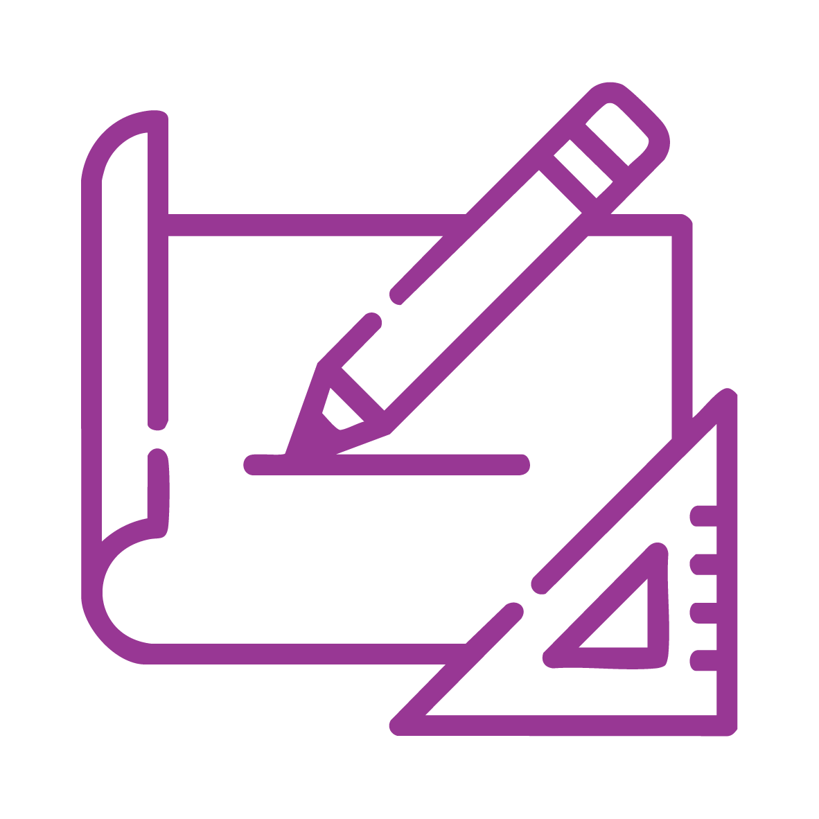 Ikona pokazująca narożną konstrukcję