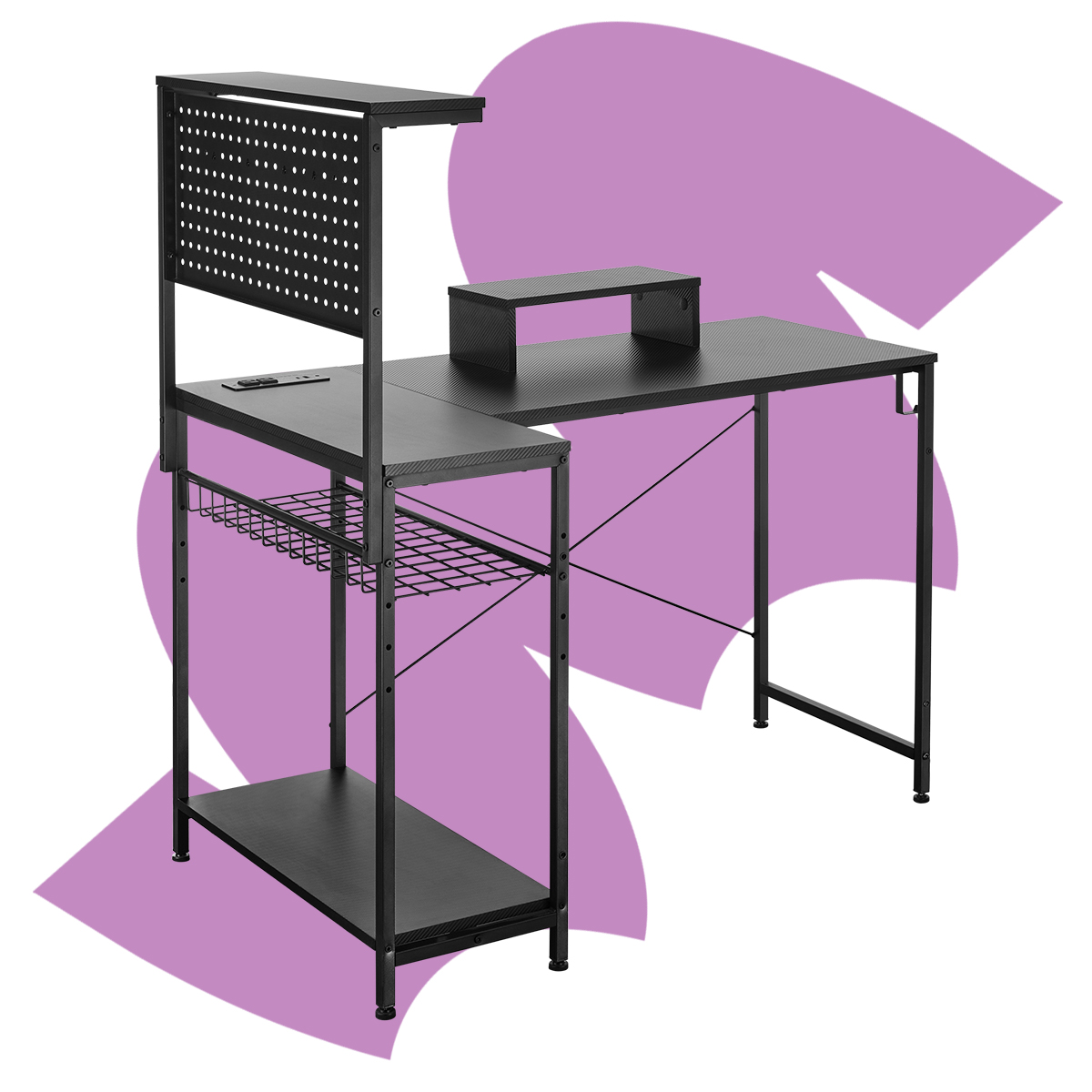 Stylowe biurko narożne