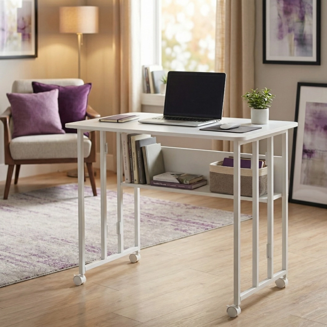 Klappmechanismus des Schreibtisches 90 Grad flache Aufbewahrung