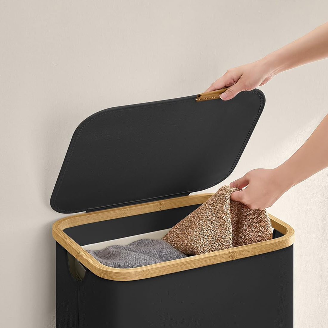 Materiał Oxford 600D kosz na pranie Spacetronik SFFL0012_V1